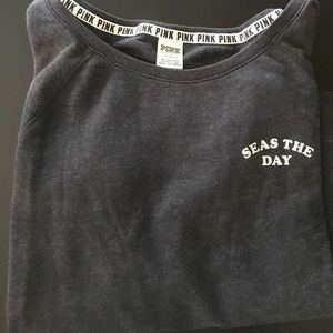 Pink Victoria Secret Sweat Shirt